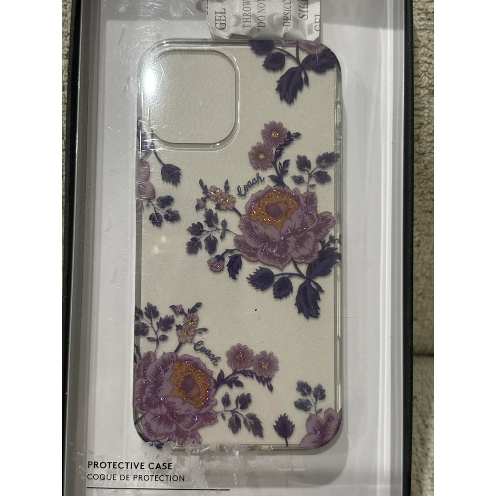 Coach Moody Floral Protective Case for the iPhone 12 Mini - Picture 2 of 4